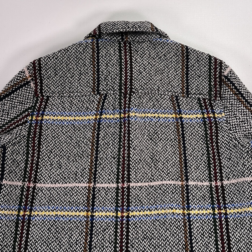 Scotch & Soda Women’s Cropped Plaid Jacket Button Front L - Picture 10 of 12